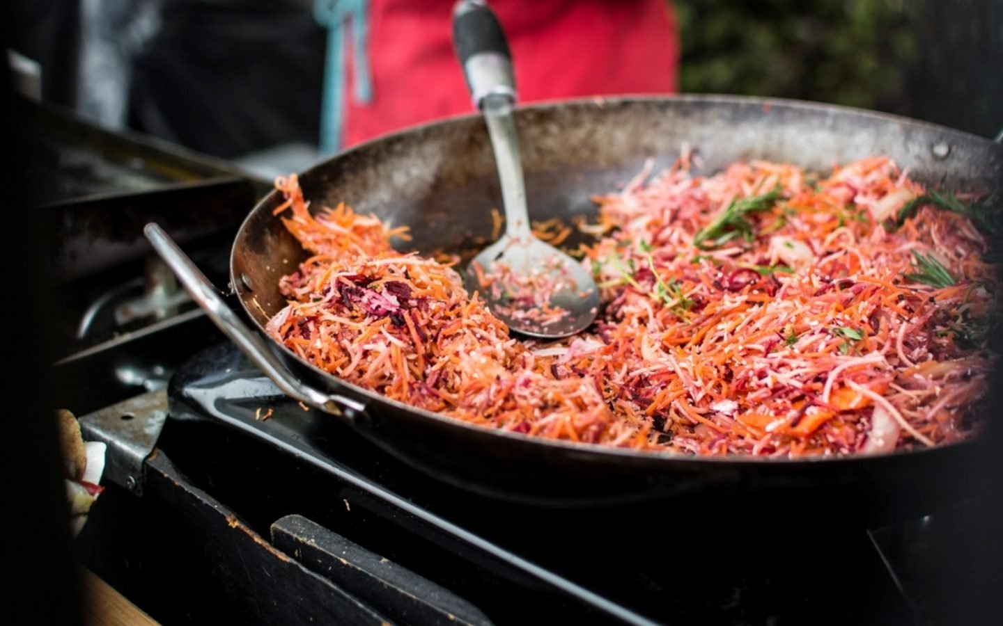 Hands cooking